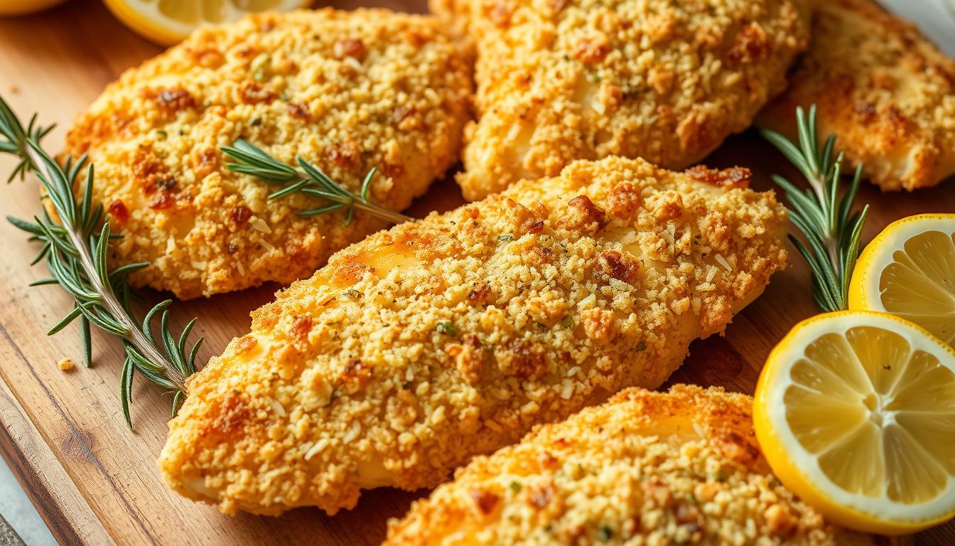 baked chicken cutlet